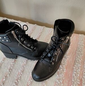 NOBO Black Half Boots 9W